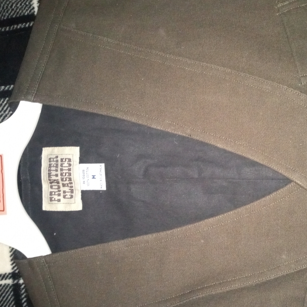 Frontier Classics Old West Style Brown Vest - Picture 3 of 3